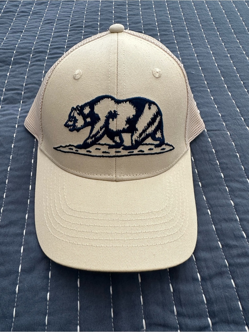 The Easy Life California Bear Trucker Hat. Adjustable Back NWT